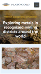 Mobile Screenshot of platogold.com